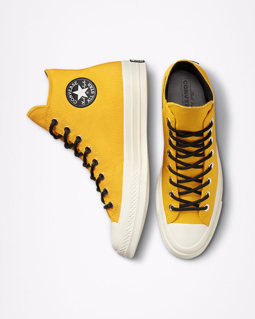 Zapatillas Altas Converse Engineered Optimism Chuck 70 GORE-TEX Mujer Amarillo Negras | PE 2E0W7L